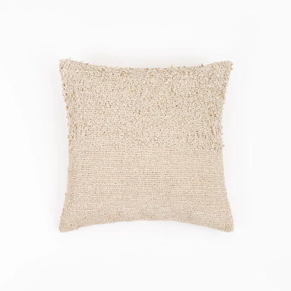Capa de Almofada com Textura Bouclé Natural 45x45 - Clocasa | Além do Conforto