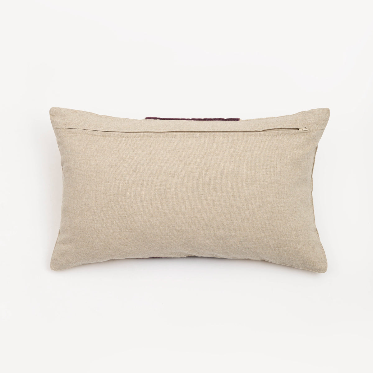 Capa de Almofada de Algodão com Listra em Veludo 30X50 - Clocasa | Além do Conforto