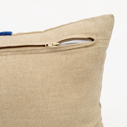 Capa de Almofada de Algodão com Listra em Veludo 30X50 - Clocasa | Além do Conforto