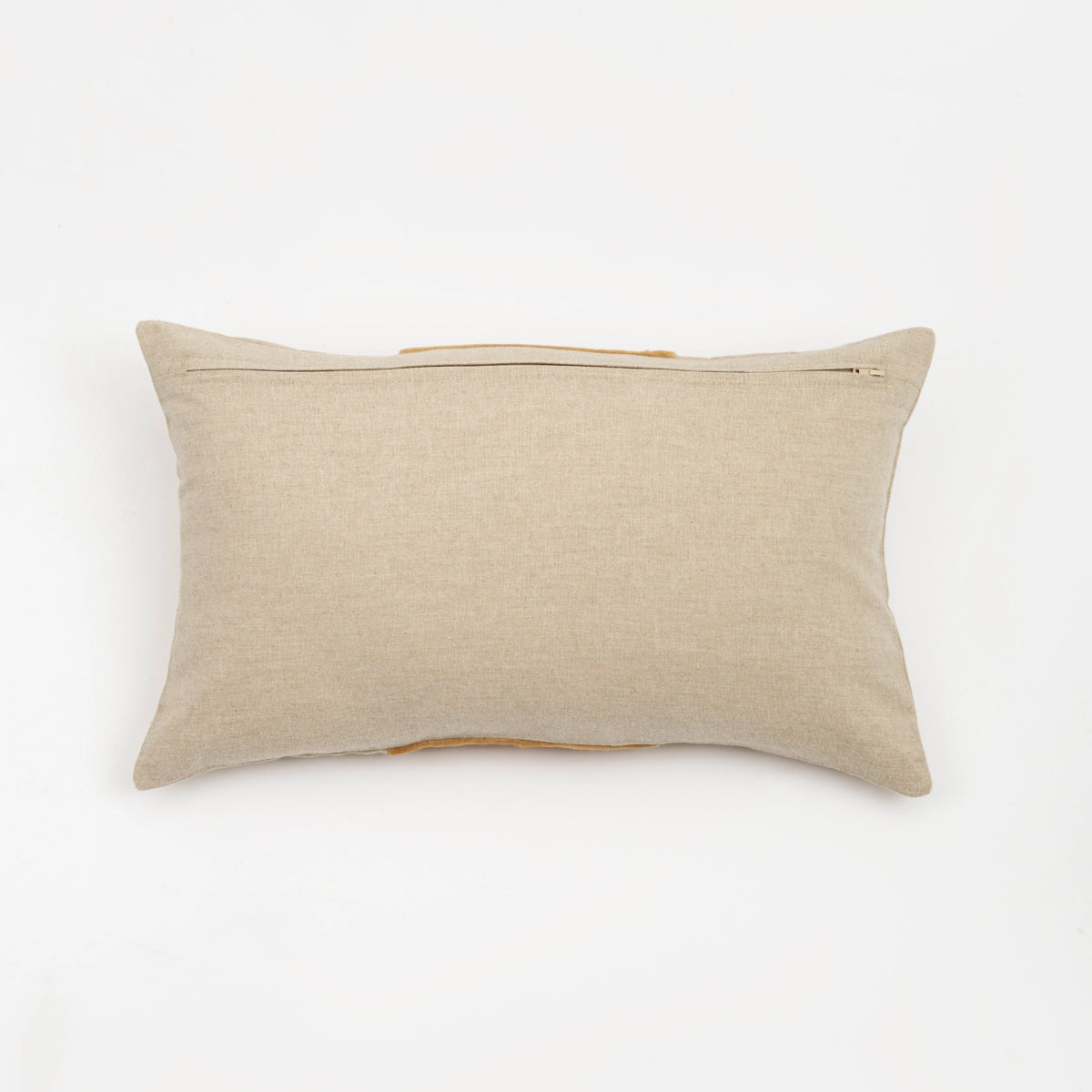 Capa de Almofada de Algodão com Listra em Veludo 30X50 - Clocasa | Além do Conforto