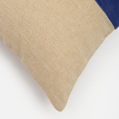 Capa de Almofada de Algodão com Listra em Veludo 30X50 - Clocasa | Além do Conforto