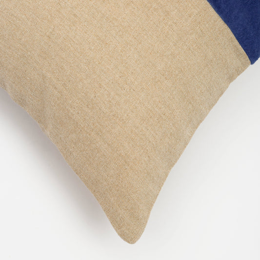 Capa de Almofada de Algodão com Listra em Veludo 30X50 - Clocasa | Além do Conforto