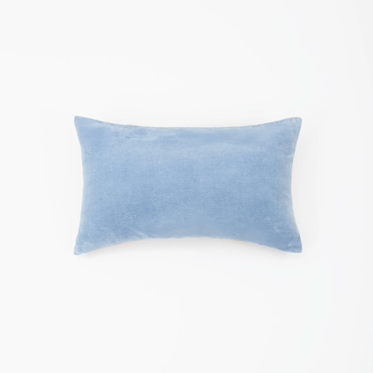 Capa de Almofada em Veludo de Algodão Azul 30X50 - Clocasa | Além do Conforto