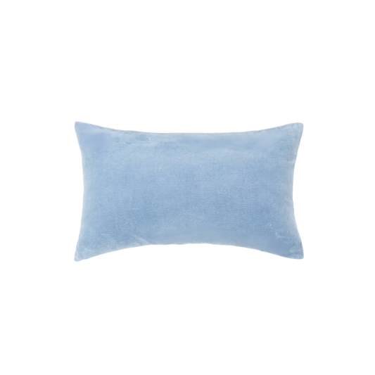 Capa de Almofada em Veludo de Algodão Azul 30X50 - Clocasa | Além do Conforto