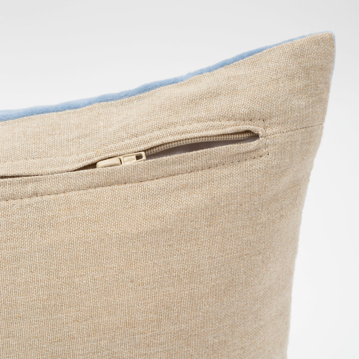 Capa de Almofada em Veludo de Algodão Azul 30X50 - Clocasa | Além do Conforto