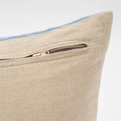 Capa de Almofada em Veludo de Algodão Azul 30X50 - Clocasa | Além do Conforto