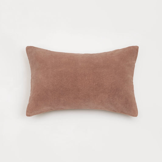 Capa de Almofada em Veludo de Algodão Rose 30X50 - Clocasa | Além do Conforto