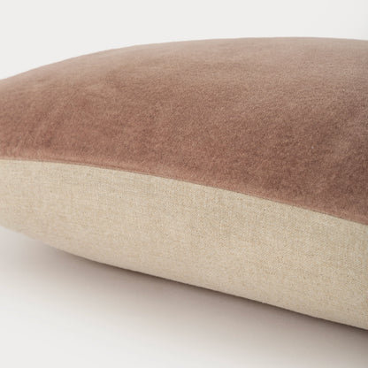 Capa de Almofada em Veludo de Algodão Rose 30X50 - Clocasa | Além do Conforto