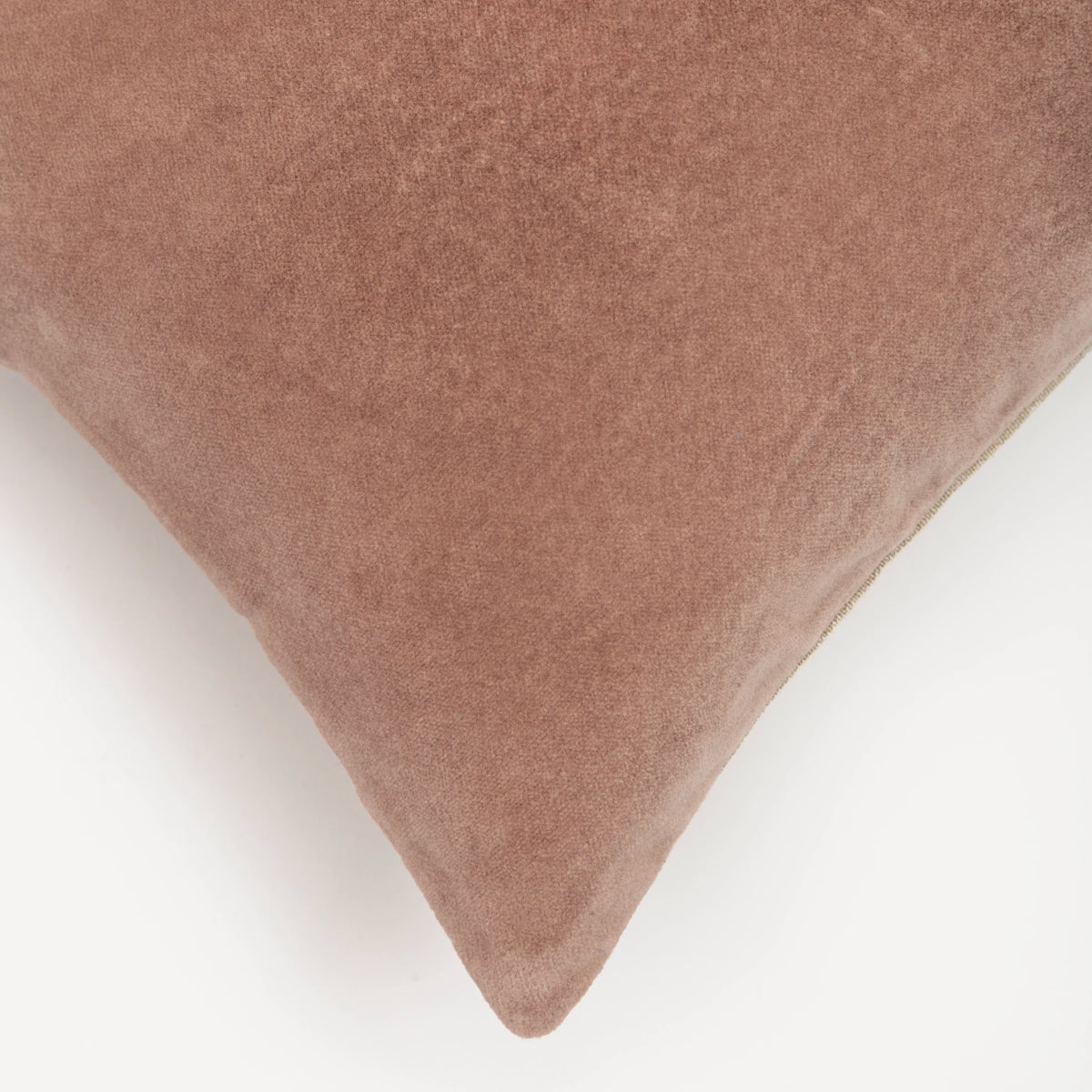 Capa de Almofada em Veludo de Algodão Rose 30X50 - Clocasa | Além do Conforto