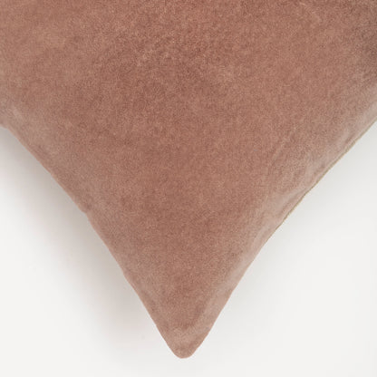 Capa de Almofada em Veludo de Algodão Rose 30X50 - Clocasa | Além do Conforto