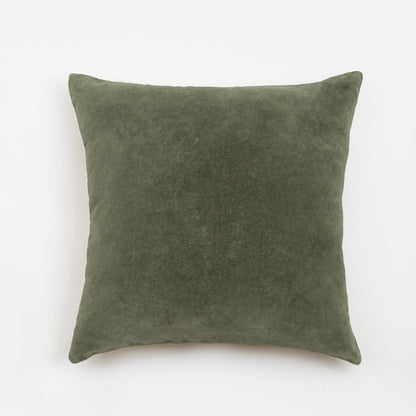Capa de Almofada em Veludo de Algodão Verde 50X50 - Clocasa | Além do Conforto
