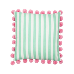 Capa de almofada decorativa no tamanho 50x50 cm na cor rosa confeccionada em algodão macio e aconchegante com fechamento em zíper invisível, traz um equilíbrio visual aconchegante que harmoniza facilmente com diferentes estilos de decoração.