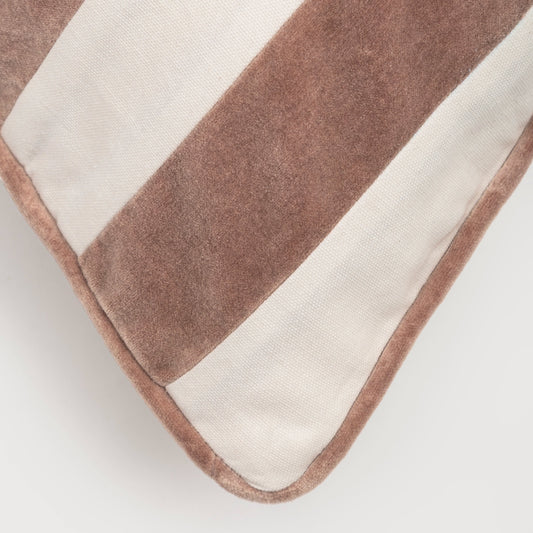 Capa de Almofada Listrada Rose 50X50 - Clocasa | Além do Conforto