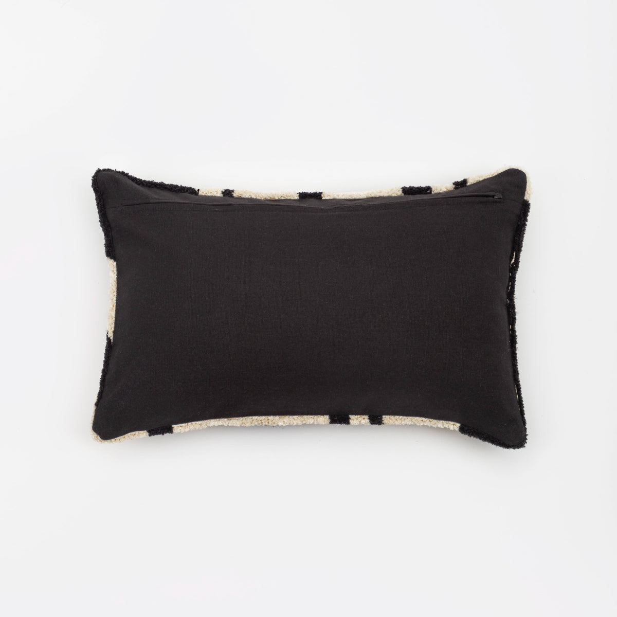 Capa de Almofada Orgânica Tufting 30X50 Branco - Clocasa | Além do Conforto