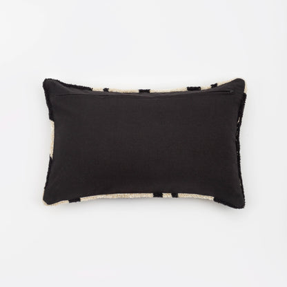 Capa de Almofada Orgânica Tufting 30X50 Branco - Clocasa | Além do Conforto