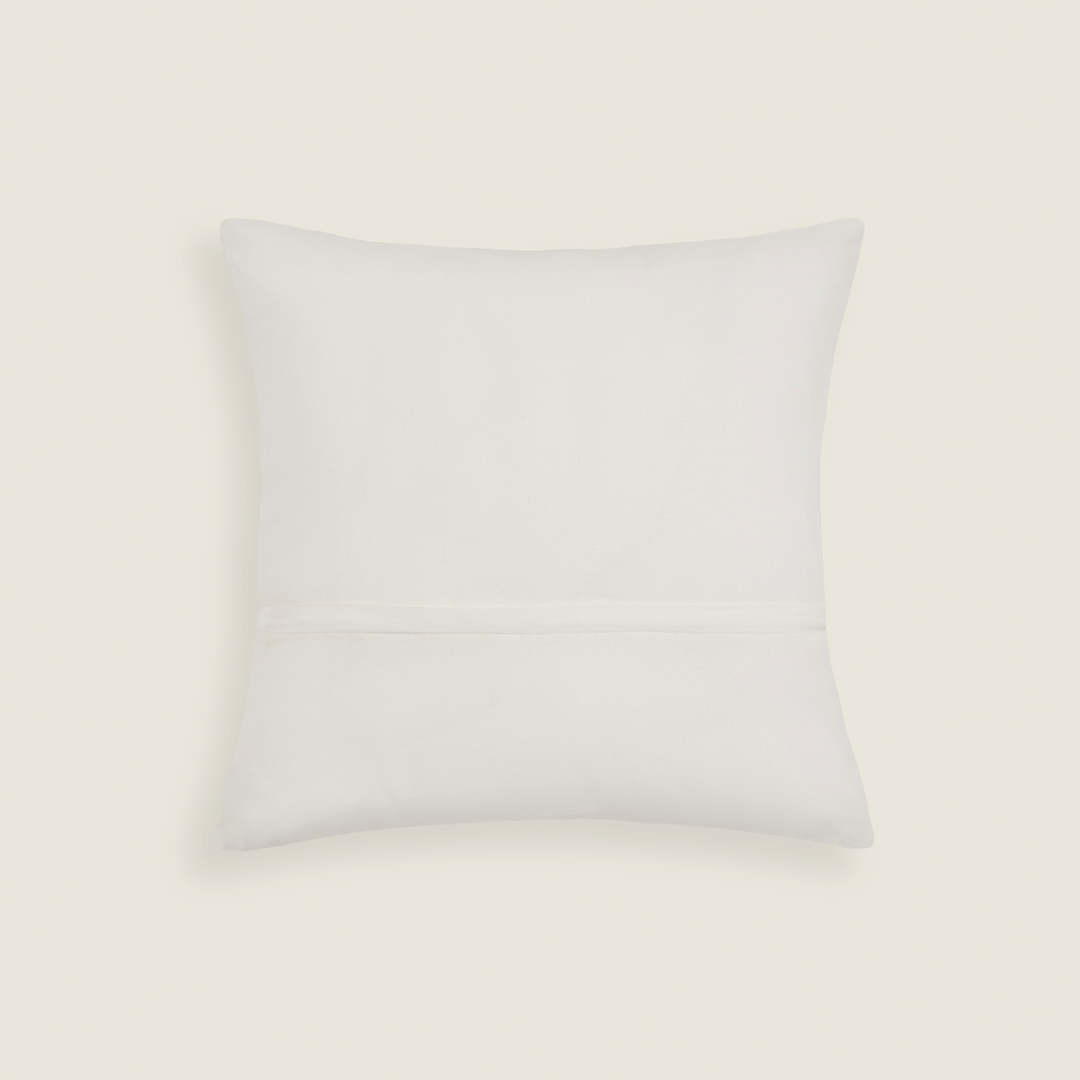 Capa de Almofada Quadrada com Bordado em Juta 50x50 - Clocasa | Além do Conforto
