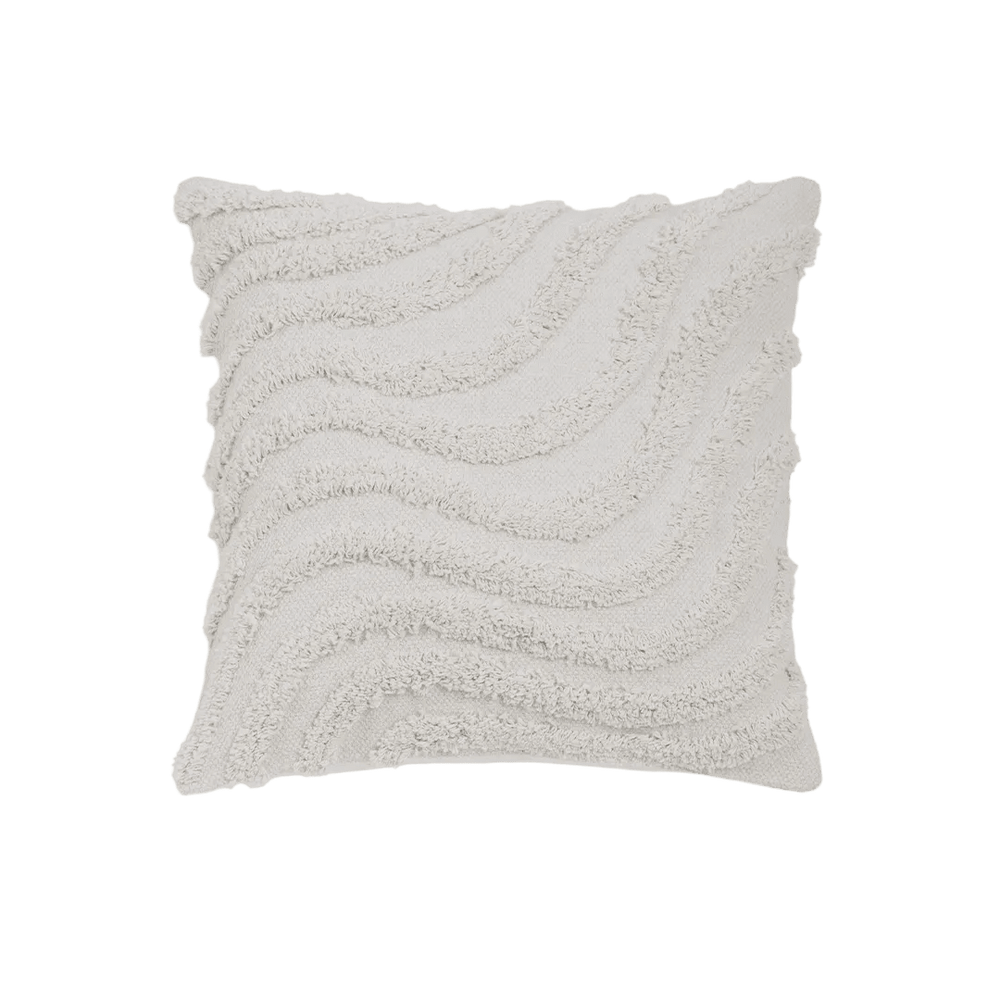 Capa de Almofada Quadrada com Ondas Tufting 45x45 - Clocasa | Além do Conforto