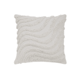 Capa de Almofada Quadrada com Ondas Tufting 45x45 - Clocasa | Além do Conforto