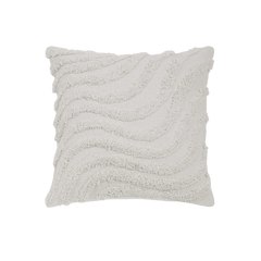 Capa de almofada decorativa no tamanho 45x45 cm confeccionada em algodão com texturas bordadas em alto relevo tufting com fechamento em zíper invisível, proporciona excelente sustentação e maciez, transformando qualquer espaço em um refúgio acolhedor.