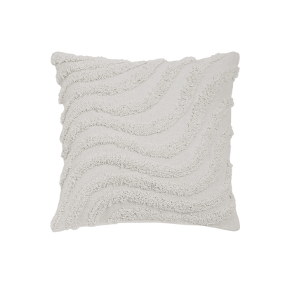 Capa de Almofada Quadrada com Ondas Tufting 45x45 - Clocasa | Além do Conforto