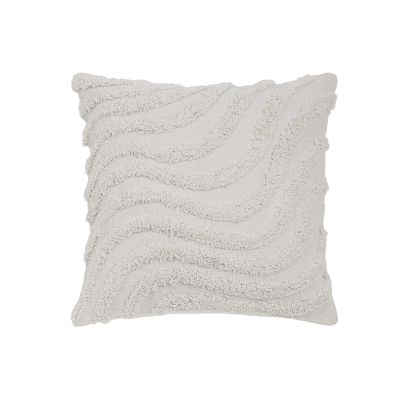Capa de almofada decorativa no tamanho 45x45 cm confeccionada em algodão com texturas bordadas em alto relevo tufting com fechamento em zíper invisível, proporciona excelente sustentação e maciez, transformando qualquer espaço em um refúgio acolhedor.