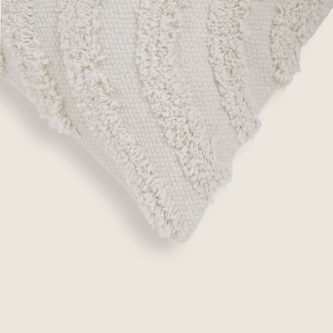 Capa de Almofada Quadrada com Ondas Tufting 45x45 - Clocasa | Além do Conforto