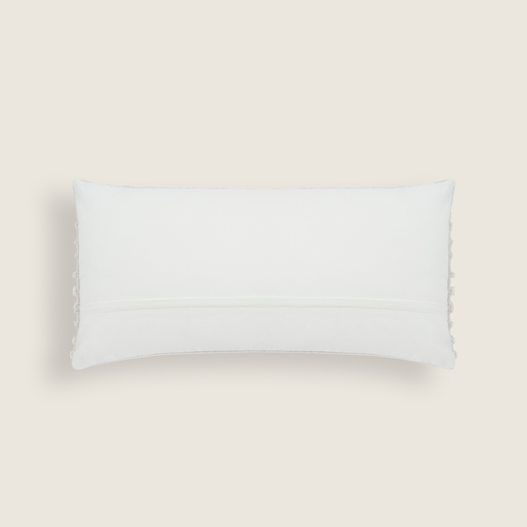 Capa de Almofada Retangular com Listras Tufting 35x75 - Clocasa | Além do Conforto