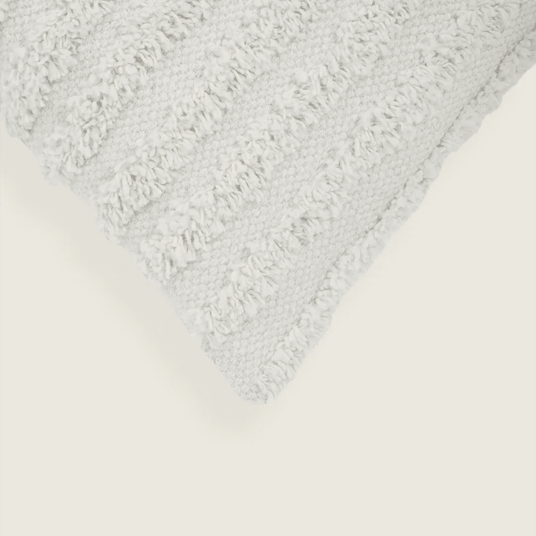 Capa de Almofada Retangular com Listras Tufting 35x75 - Clocasa | Além do Conforto
