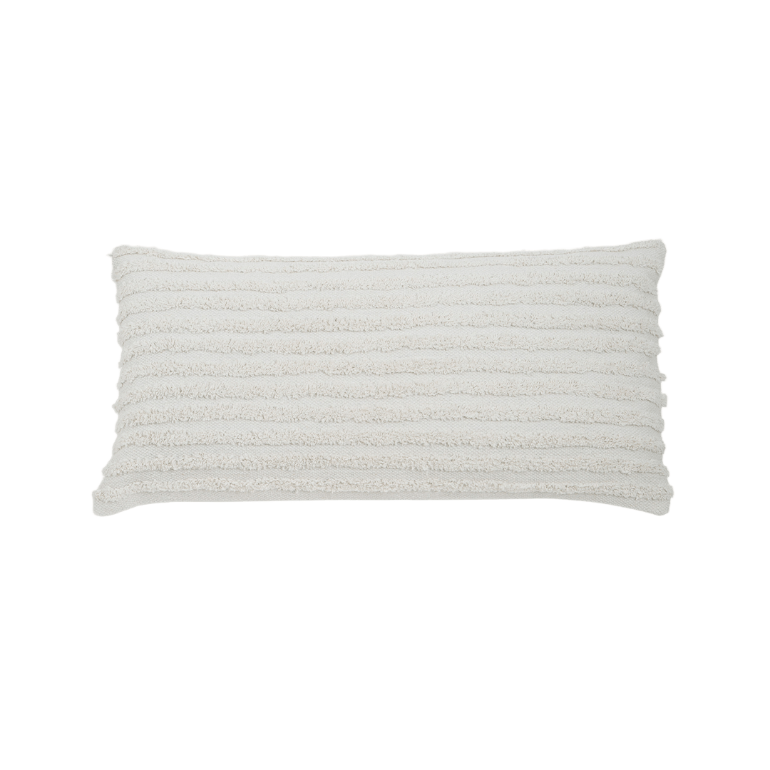 Capa de Almofada Retangular com Listras Tufting 35x75 - Clocasa | Além do Conforto