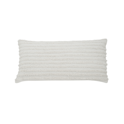 Capa de Almofada Retangular com Listras Tufting 35x75 - Clocasa | Além do Conforto