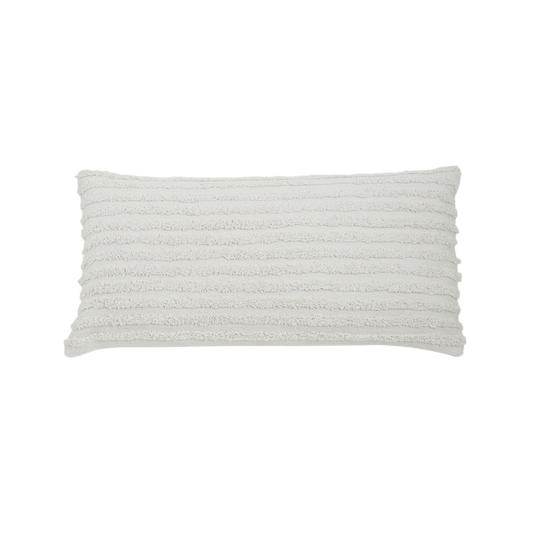 Capa de Almofada Retangular com Listras Tufting 35x75 - Clocasa | Além do Conforto