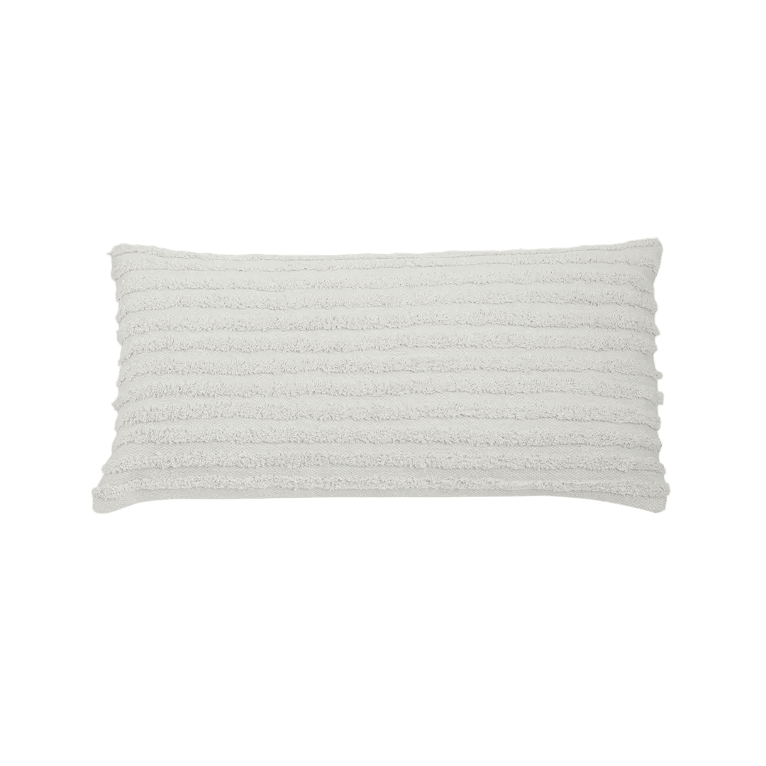 Capa de Almofada Retangular com Listras Tufting 35x75 - Clocasa | Além do Conforto