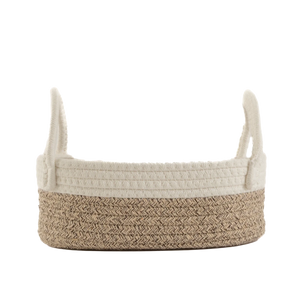 Cesto em Corda de Algodão Soft Cinza PP - Clocasa | Além do Conforto
