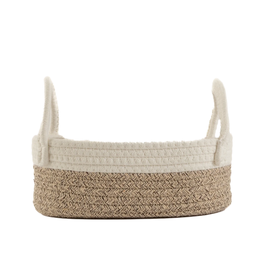 Cesto em Corda de Algodão Soft Cinza PP - Clocasa | Além do Conforto
