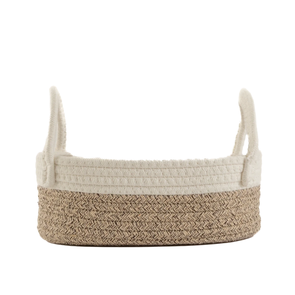 Cesto em Corda de Algodão Soft Cinza PP - Clocasa | Além do Conforto