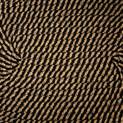 Cesto Organizador Natural com Trama Bicolor Médio - Clocasa | Além do Conforto