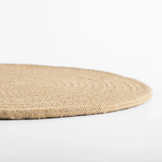 Jogo Americano em Fibra Natural Redondo 37cm - Clocasa | Além do Conforto