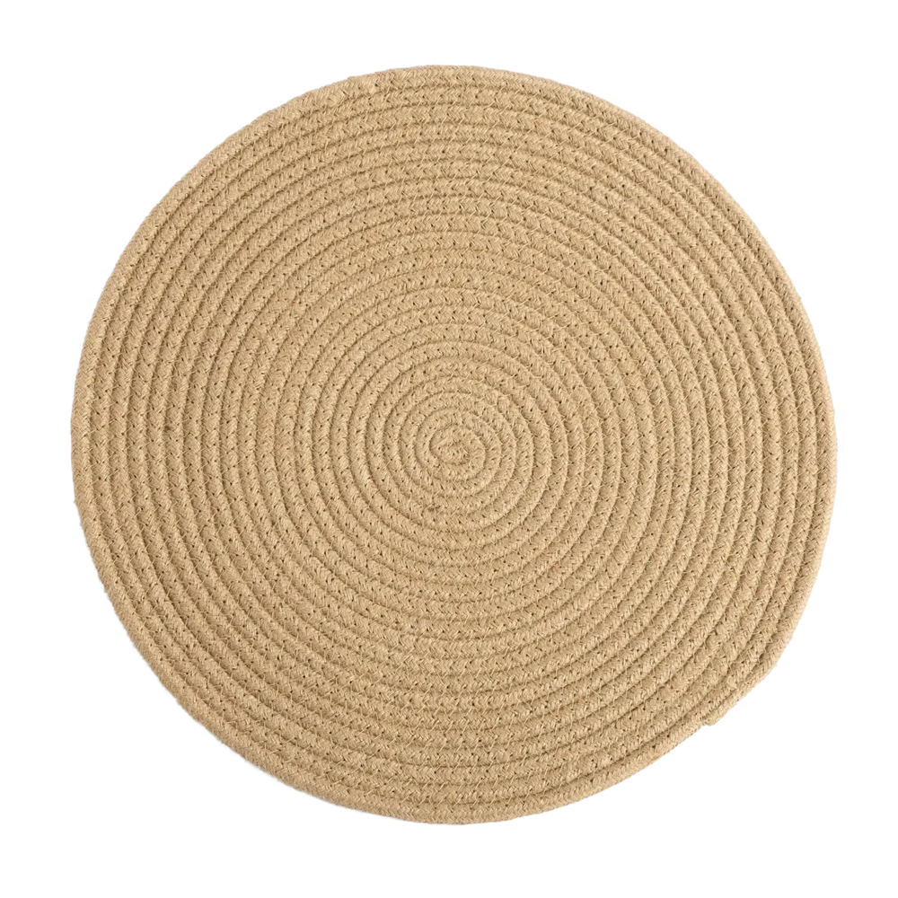 Jogo Americano em Fibra Natural Redondo 37cm - Clocasa | Além do Conforto