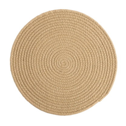 Jogo Americano em Fibra Natural Redondo 37cm - Clocasa | Além do Conforto