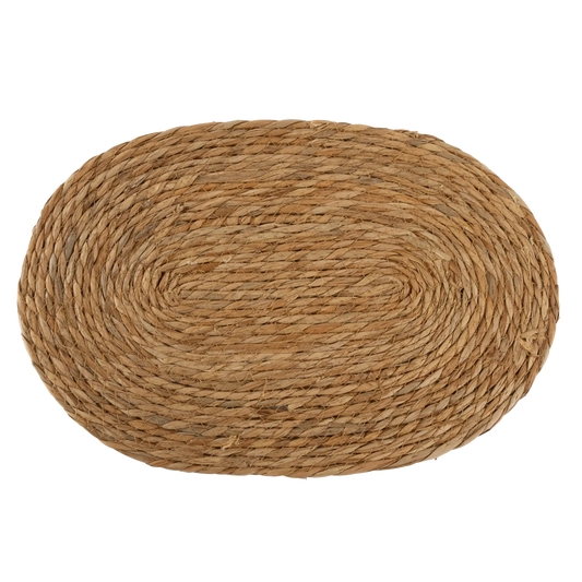 Jogo Americano Oval em Fibra Natural 45x30 - Clocasa | Além do Conforto