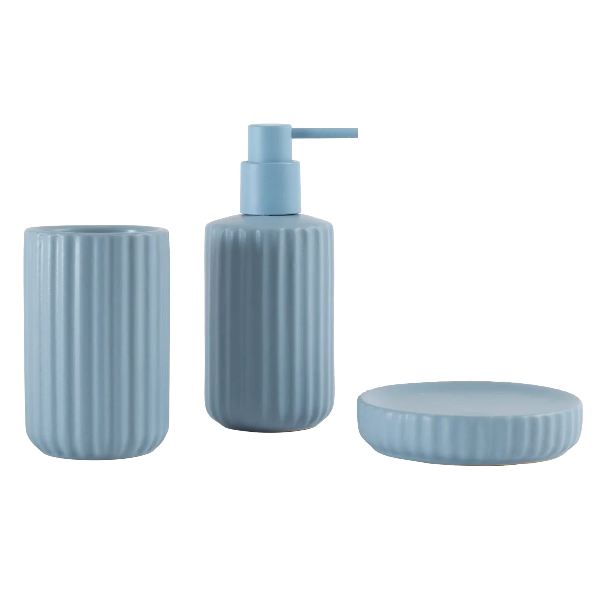 Kit Banheiro 3 Peças Azul - Clocasa | Além do Conforto