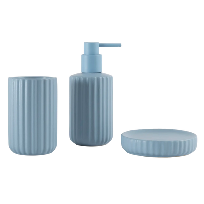 Kit Banheiro 3 Peças Azul - Clocasa | Além do Conforto