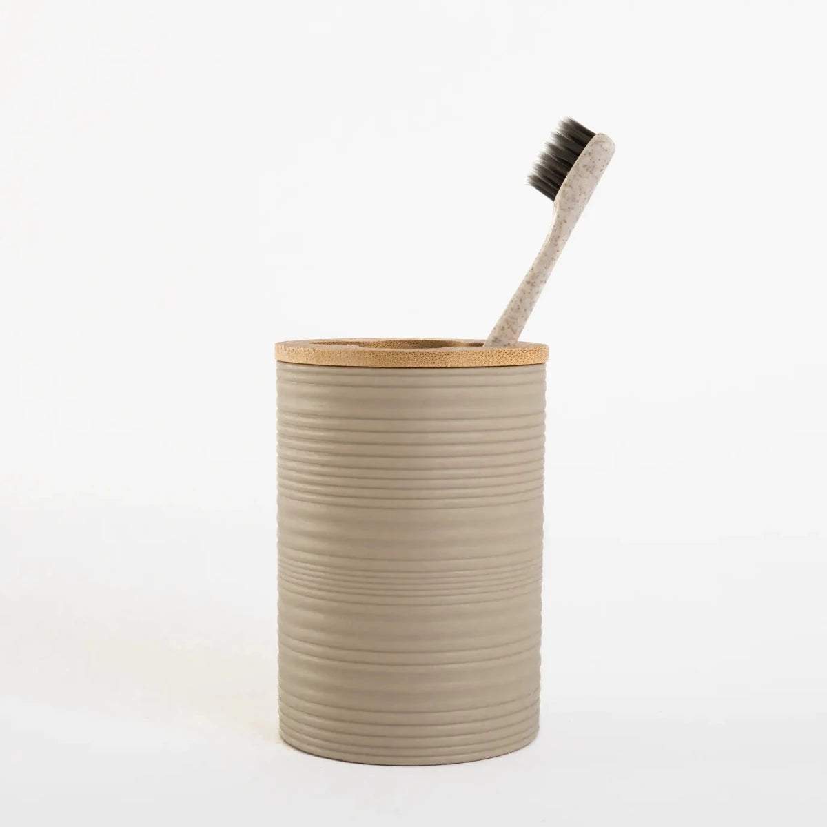 Kit Banheiro 6 Peças Bambu Bege - Clocasa | Além do Conforto