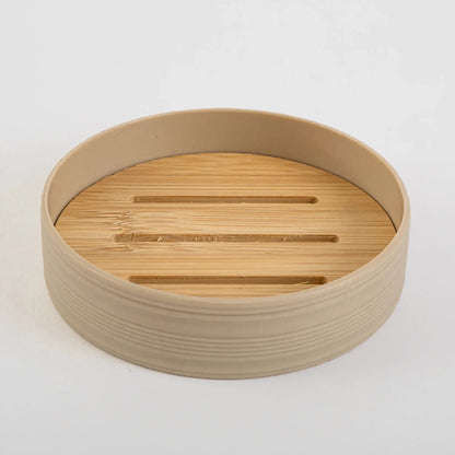 Kit Banheiro 6 Peças Bambu Bege - Clocasa | Além do Conforto