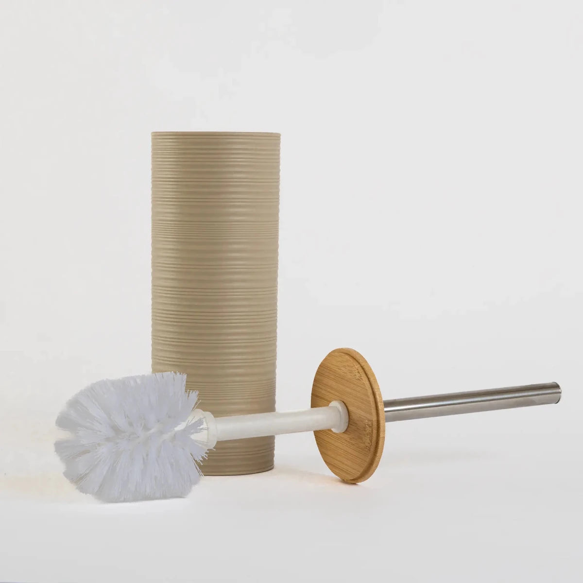 Kit Banheiro 6 Peças Bambu Bege - Clocasa | Além do Conforto