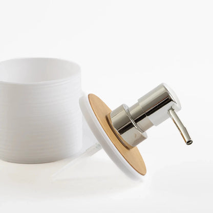 Kit Banheiro 6 Peças Bambu Branco - Clocasa | Além do Conforto