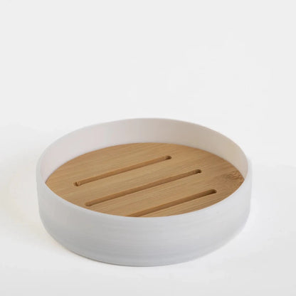 Kit Banheiro 6 Peças Bambu Branco - Clocasa | Além do Conforto