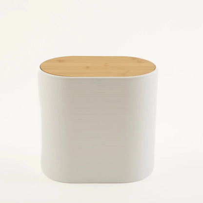 Kit Banheiro 6 Peças Bambu Branco - Clocasa | Além do Conforto