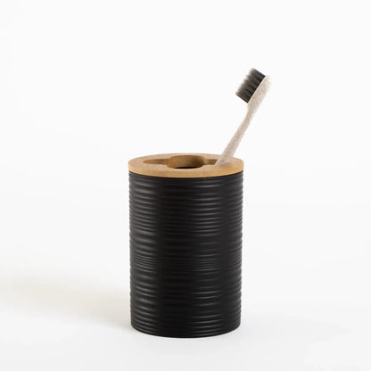 Kit Banheiro 6 Peças Bambu Preto - Clocasa | Além do Conforto