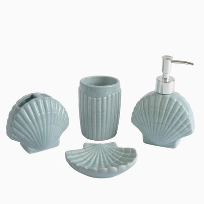 Kit Banheiro Concha 4 Peças Aqua - Clocasa | Além do Conforto